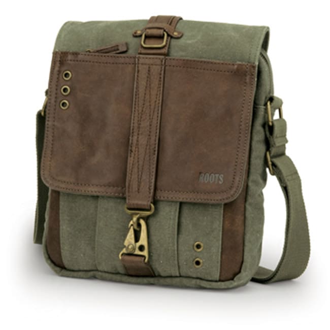 Roots Tribe Leather Travel Bag - Free Shipping Today - Overstock.com ...