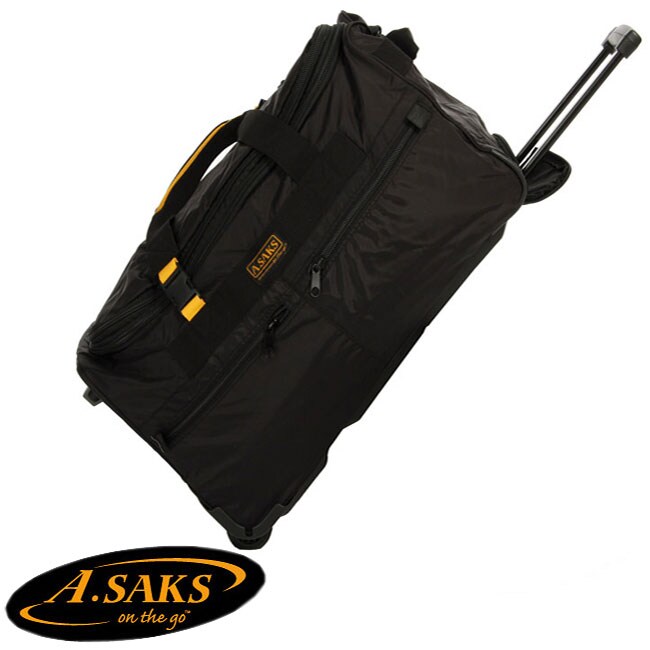Saks 25 inch Expandable Wheeled Duffel Bag  