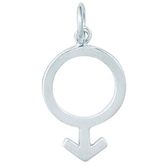 Shop Sterling Silver Male Symbol Charm Free Shipping On Orders Over 45 3442726