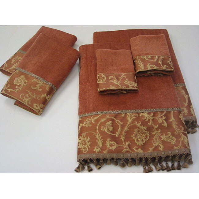 Avanti Damask Fringe 6piece Towel Set Free Shipping Today