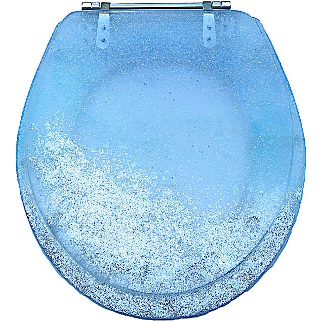 Decorative Stardust Polyresin Toilet Seat Free Shipping Today
