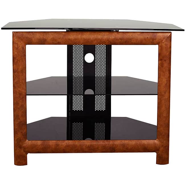 Silver Corner TV Stand