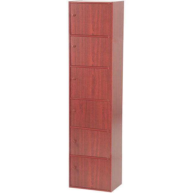 Mahogany Stacked Cubes Cabinet  