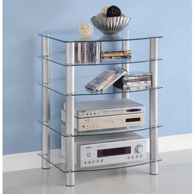 Glass Component Media Stand