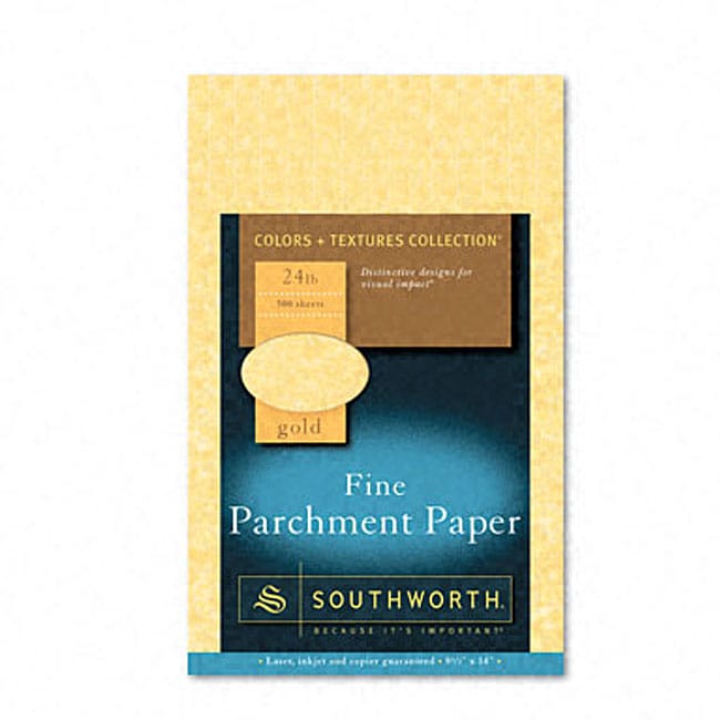 Colors+Textures Gold Parchment Paper (Box of 500 Sheets)   