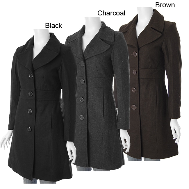 Cavalini by Adi Juniors Button down Wool Coat  