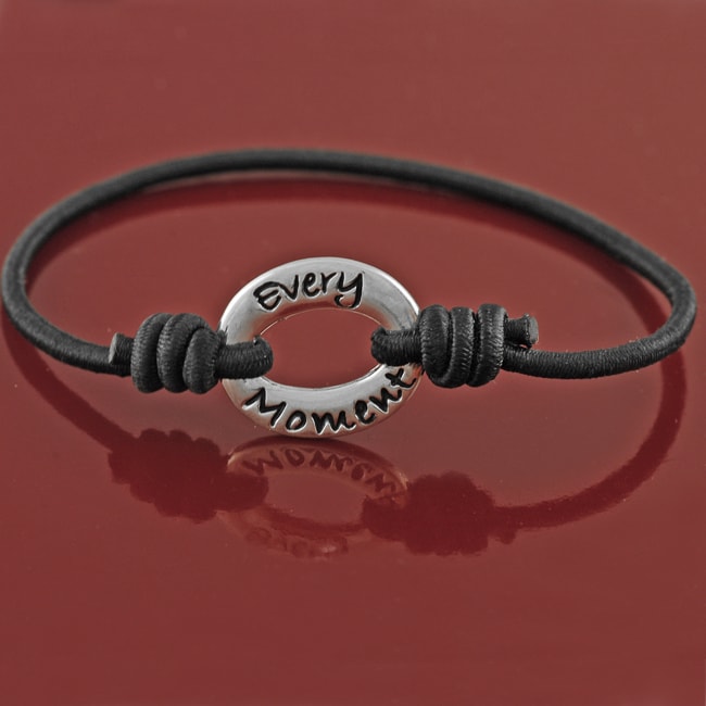 Elastic Every Moment Inspirational Stretch Bracelet  