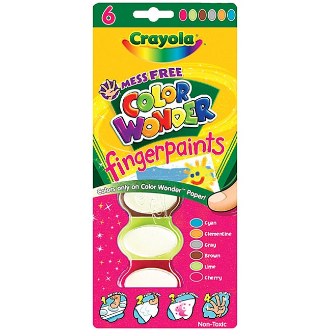 Crayola Color Wonder Fingerpaints - Free Shipping On Orders Over $45