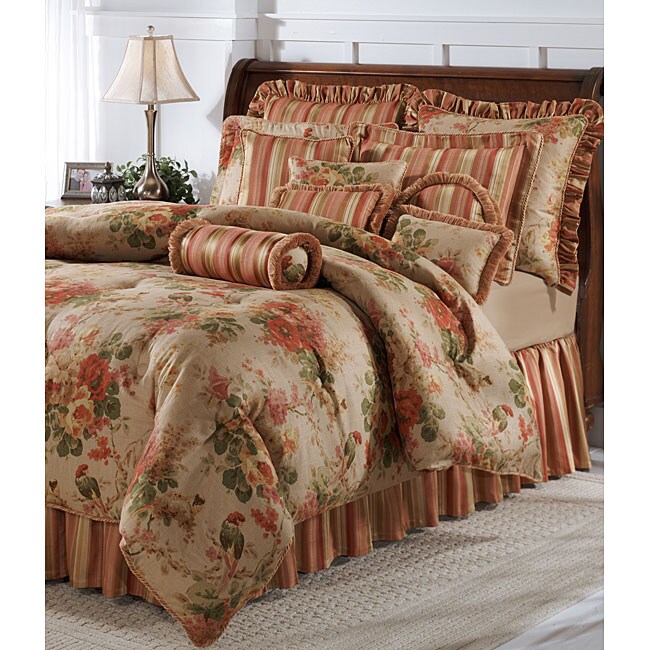 Jane Seymour English Court 4 piece King Comforter Set  