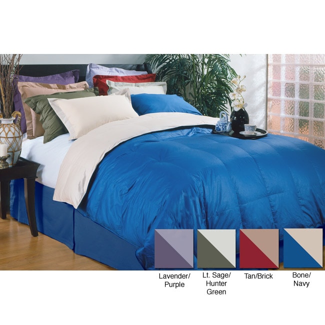 Reversible 245 Thread Count Down Comforter