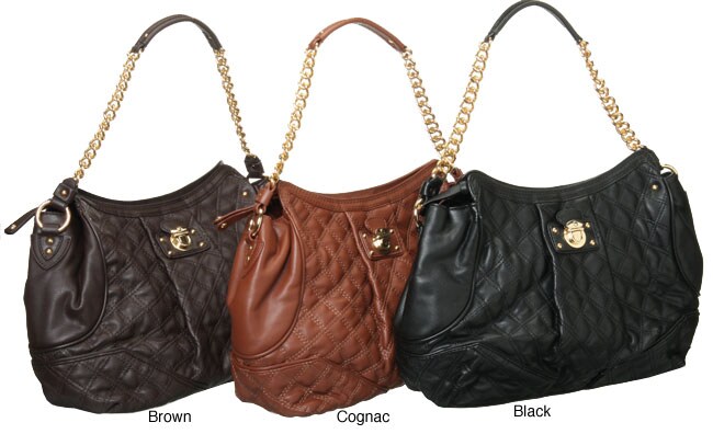 Besso Medium Quilted Chain Shoulder Strap Handbag Free Besso Medium Quilted Chain Shoulder Strap Handbag