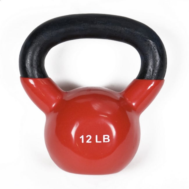 Fit Premium 12 pound Vinyl Kettlebell  