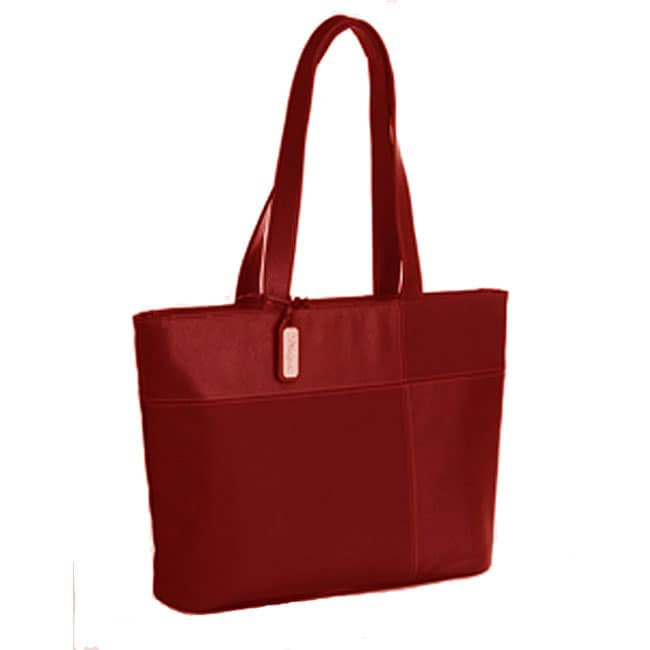 Nunzia Designer Angie 17 inch Red Laptop Tote  