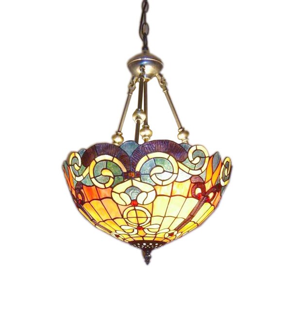 Tiffany style Baroque Hanging Pendant Light  