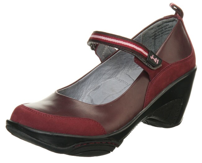 J-41 Women's 'Grand' Mary Jane Wedge Shoes - 11545000 - Overstock.com ...