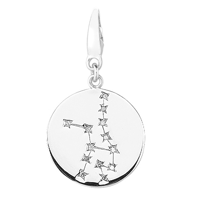 Sterling Silver Virgo Astrology Charm  