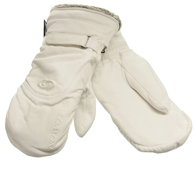 Salomon Kokoon Cream Leather Mittens  XSmall  