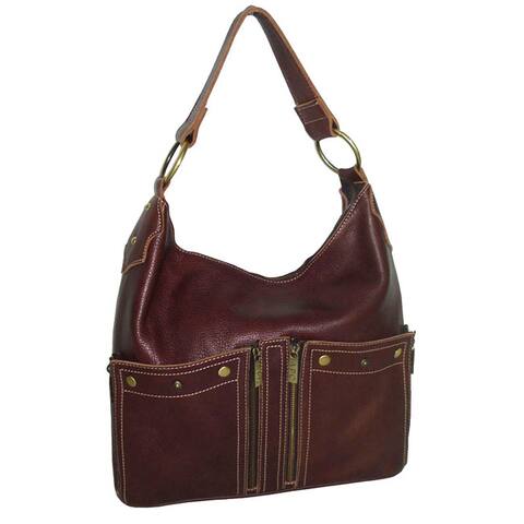 Amerileather Caroline Leather Shoulder Bag
