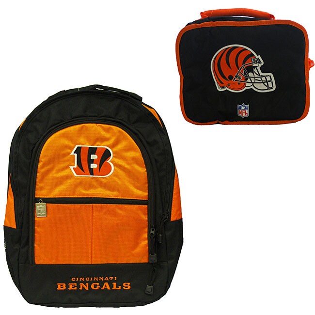 Cincinnati Bengals Backpack/ Lunchbox Combo