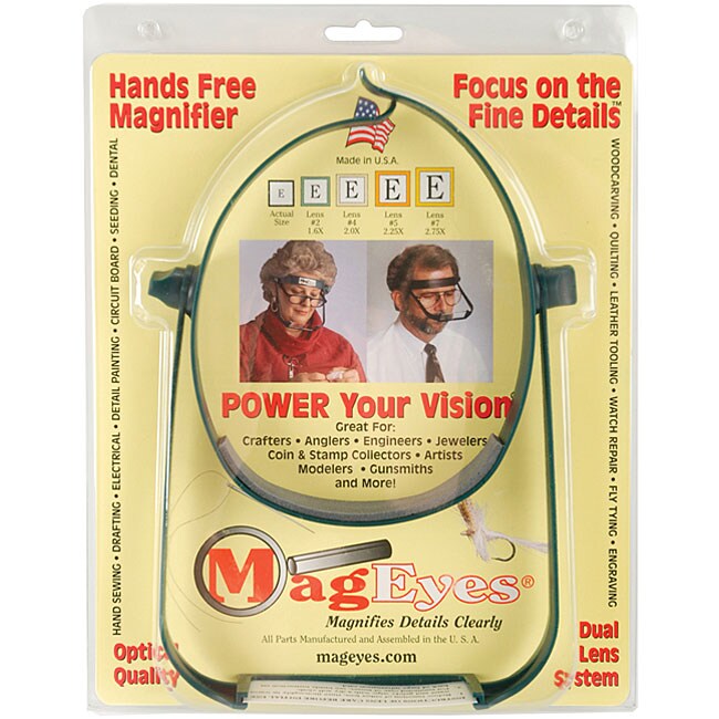 MagEyes Magnifier with #5 and #7 Lenses  