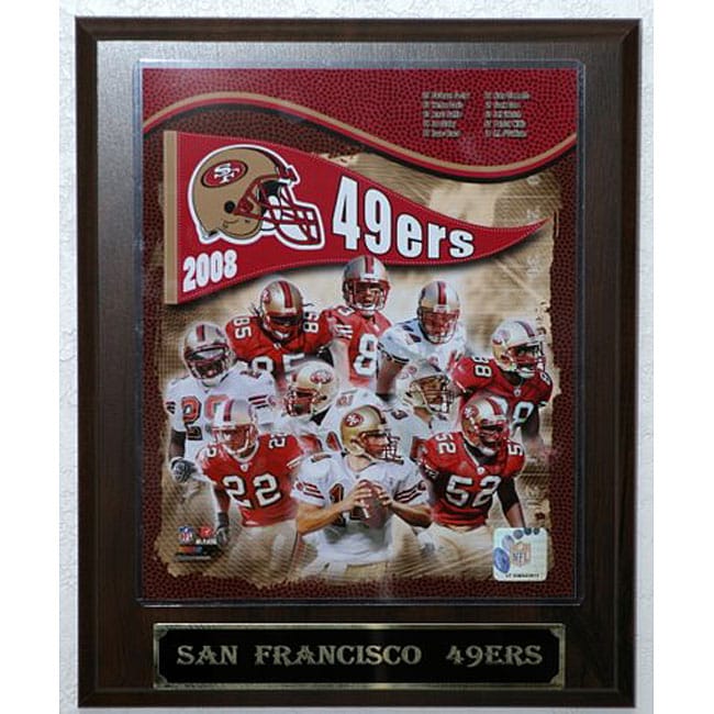 2008 San Francisco 49ers Picture Plaque