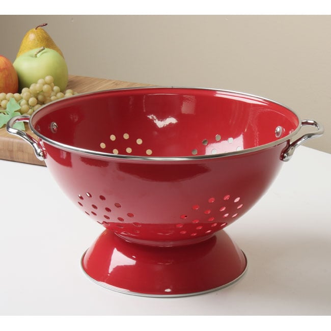 Reston Lloyd Calypso Basics 5 quart Red Colander  