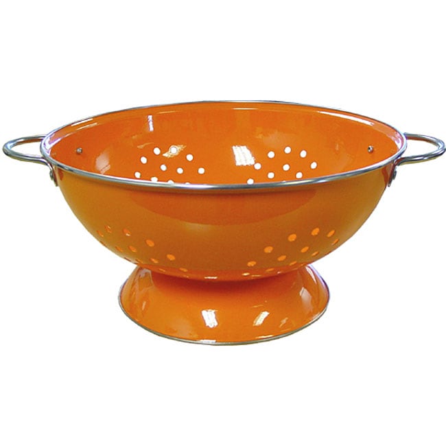 Orange colander online