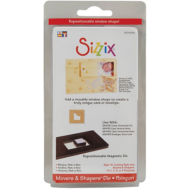 Sizzix Movers and Shapers Peek A Boo Window Die  