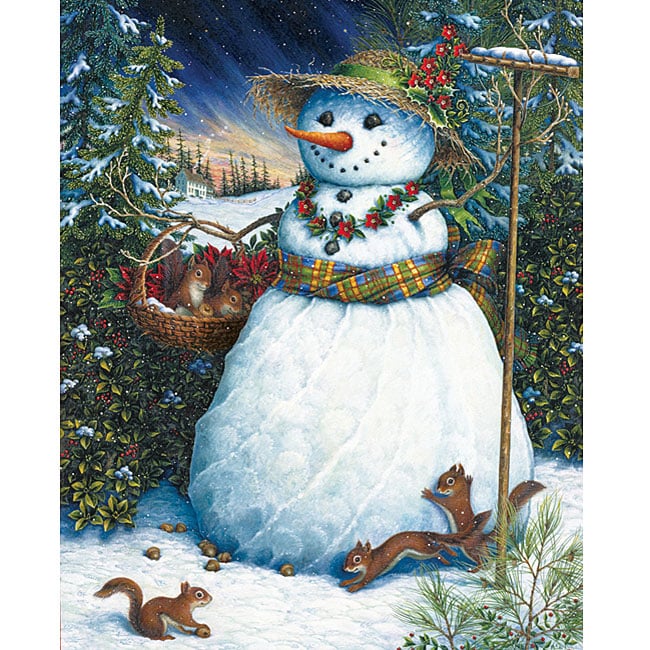 Majestic Puzzle Mrs. Frosty 16x20 550 piece Puzzle  