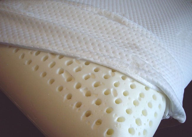 Italian 6 inch Memory Foam Pillow with Rayon from Bamboo Cover 