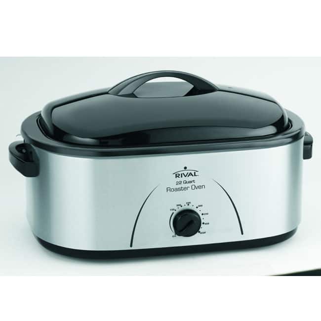 Rival Stainless Steel 22-quart Roaster