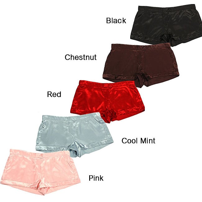 Mystic Clothing Womens Satin Boxer Shorts (Pack of 5)  