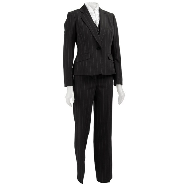 Nine West Women's 3-piece Pinstripe Pant Suit - Free Shipping Today ...