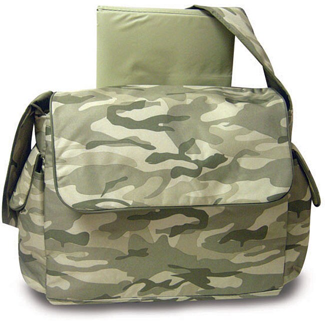Pretty Baby Green Camouflage Diaper Bag  