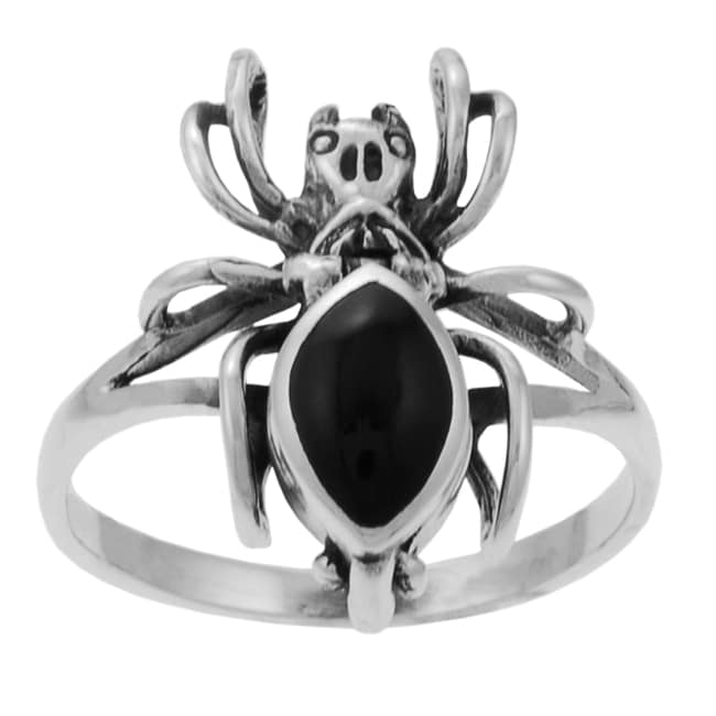 Sterling Silver Tarantula Poison Ring  