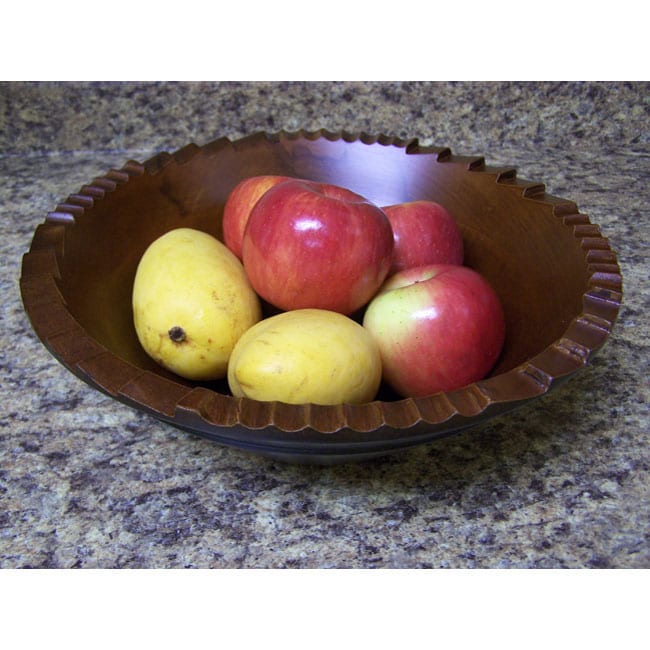 Mango Wood Portico Terrace Bowl (India)  