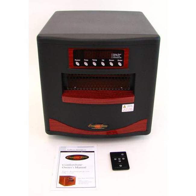 Comfort Zone Electric Portable Space Infrared Heater Free Shipping