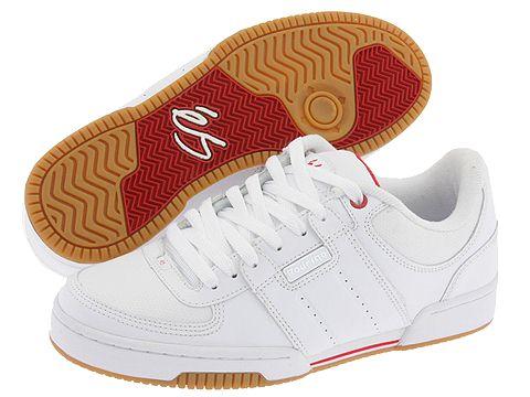 éS Rodrigo TX 2 White/White/Red(Size 5 D   Medium)  