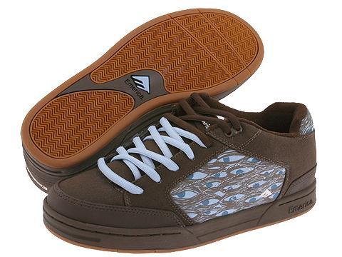 Emerica Heretic 2 Brown/Blue/Gum(Size 5 D   Medium)  