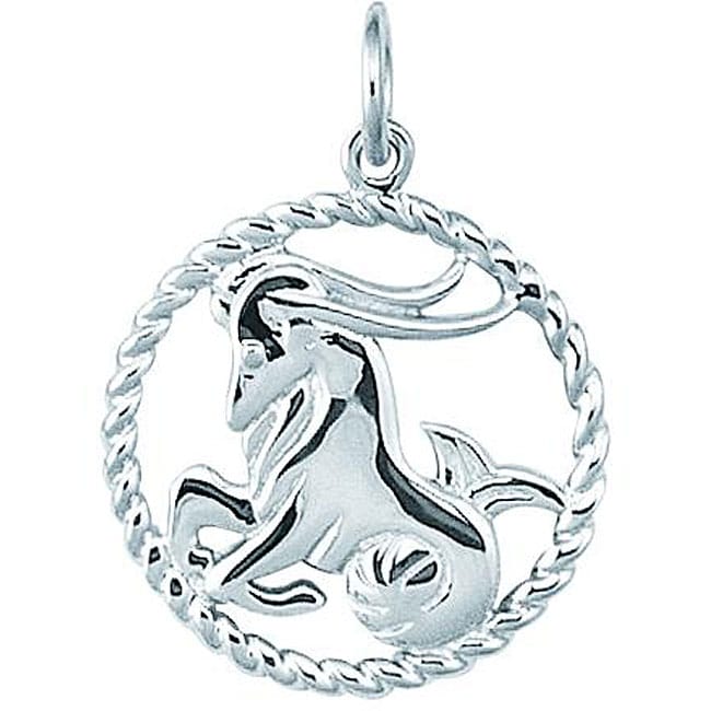 Sterling Silver Capricorn Charm  