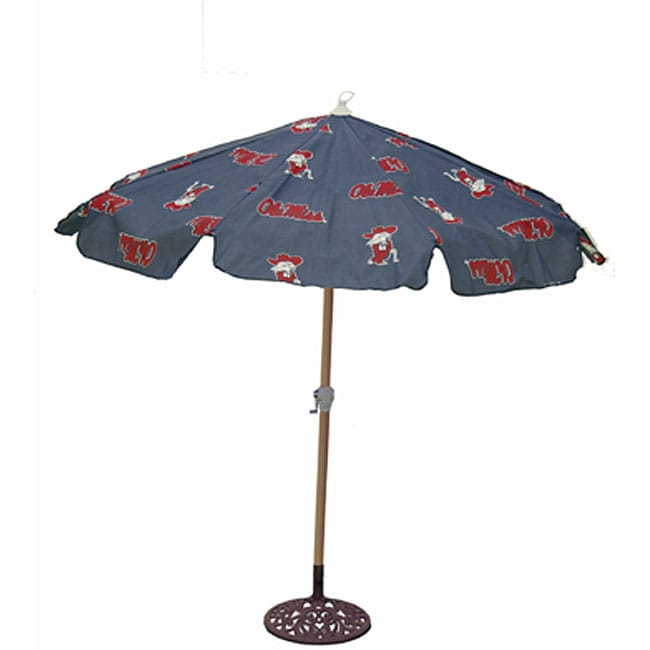 Ole Miss 7.5 foot College Logo Patio Umbrella  