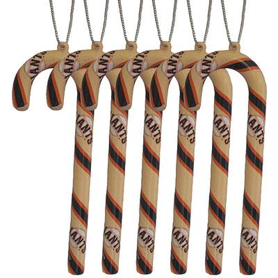 San Francisco Giants Candy Cane Ornaments (Set of 6)