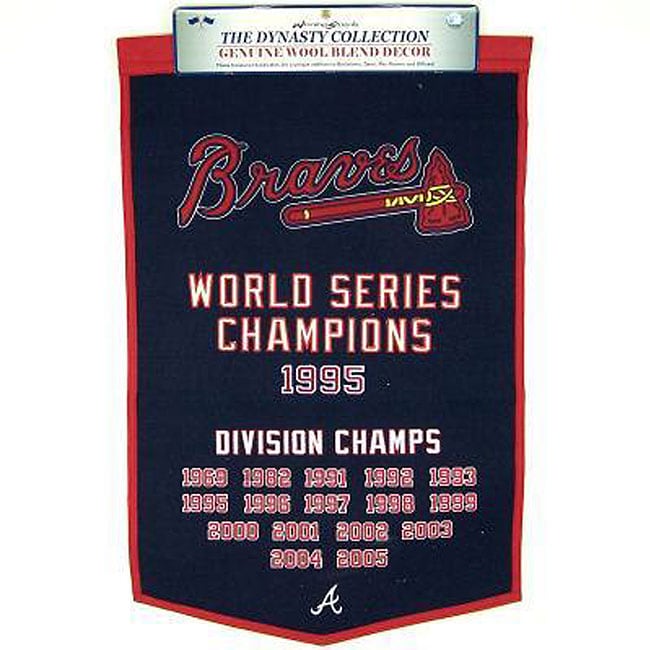 Atlanta Braves World Series Championship Banner Mouse Pad Item#355