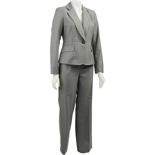 Jones New York Women's 2-piece Grey Pant Suit - Free Shipping Today ...