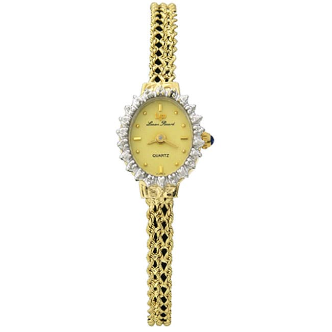 lucien piccard women's 14k gold watch