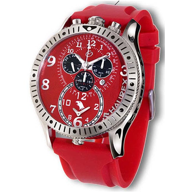 Haurex Italy Raptor Mens Dual time Chrono Watch  