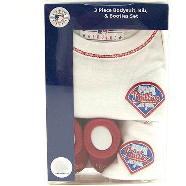   Phillies Infant 3 piece Onesie Set (3 6 Months)  