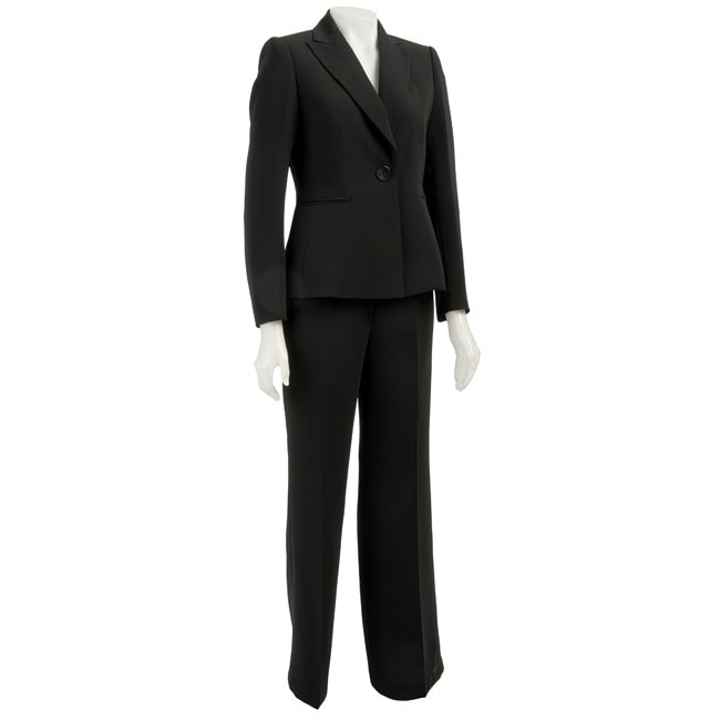 FINAL SALE Kasper Women's Black 2-piece Pant Suit - 11661323 ...
