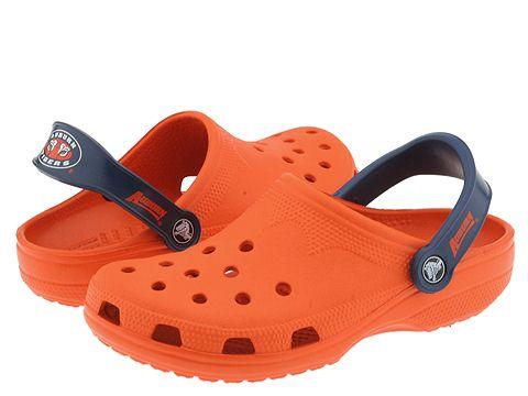 Crocs Auburn - Women's Orange/Navy - Overstock Shopping - Great Deals ...