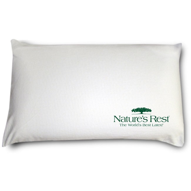 Shop Nature S Rest Low Profile Plush Latex Pillow Ships To